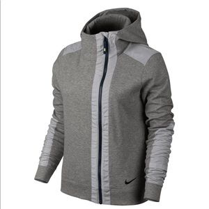 Nike women’s full zip hoodie gray Xtra large